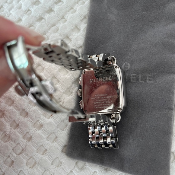 Michele Deco 18mm watch with diamonds - Picture 5 of 12